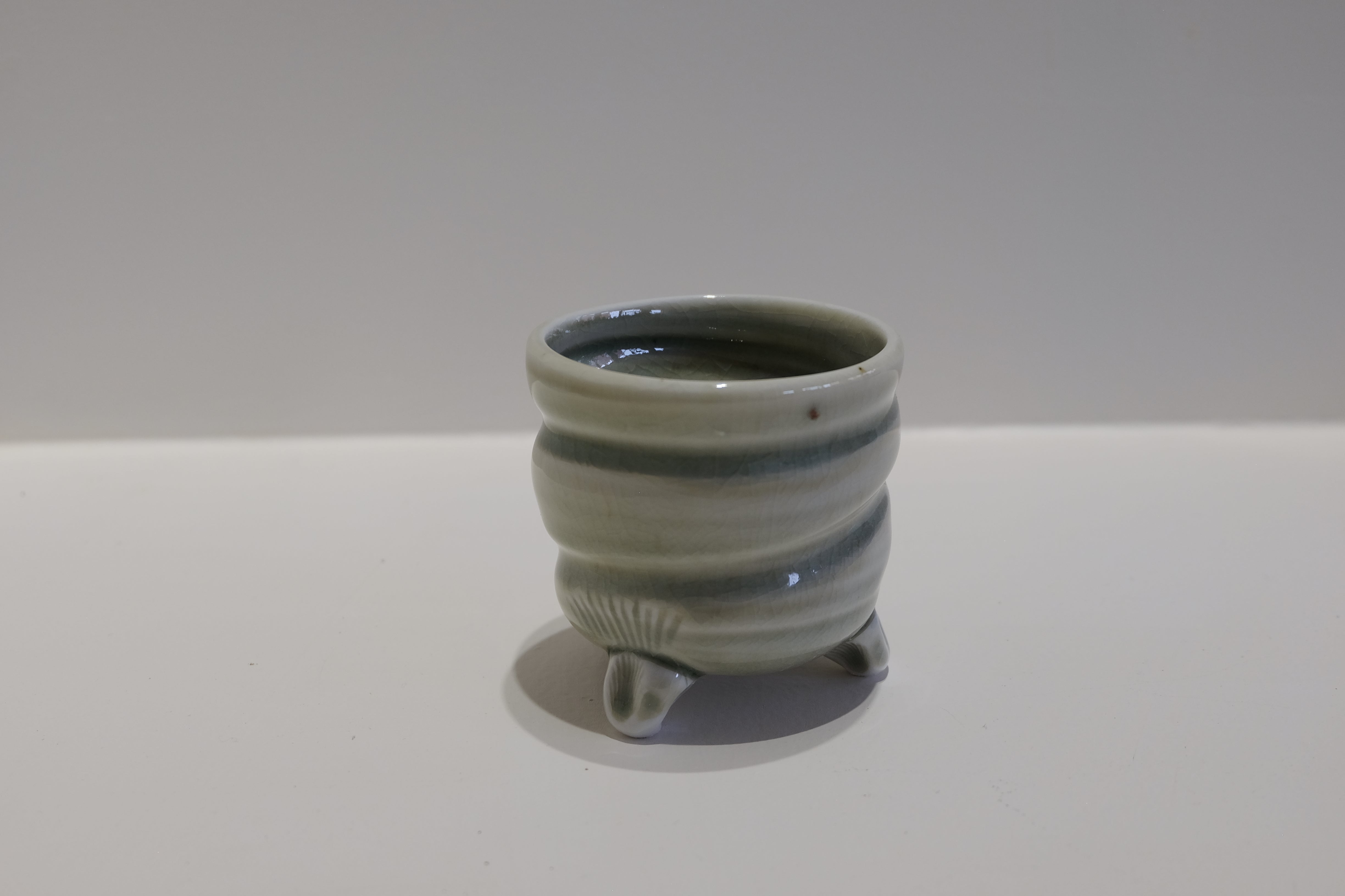 salt fired porcelain cup