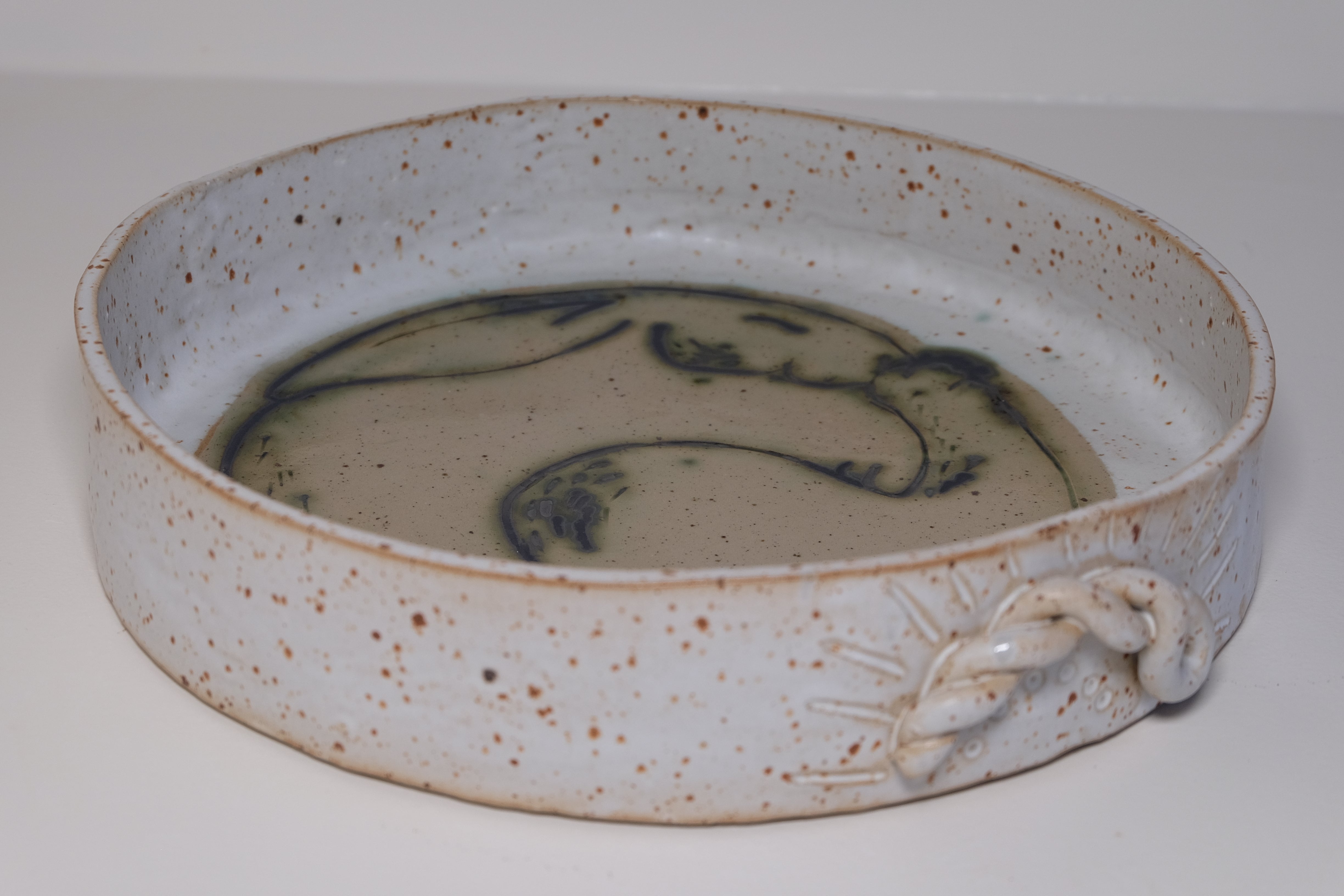 sleeping hare oven dish