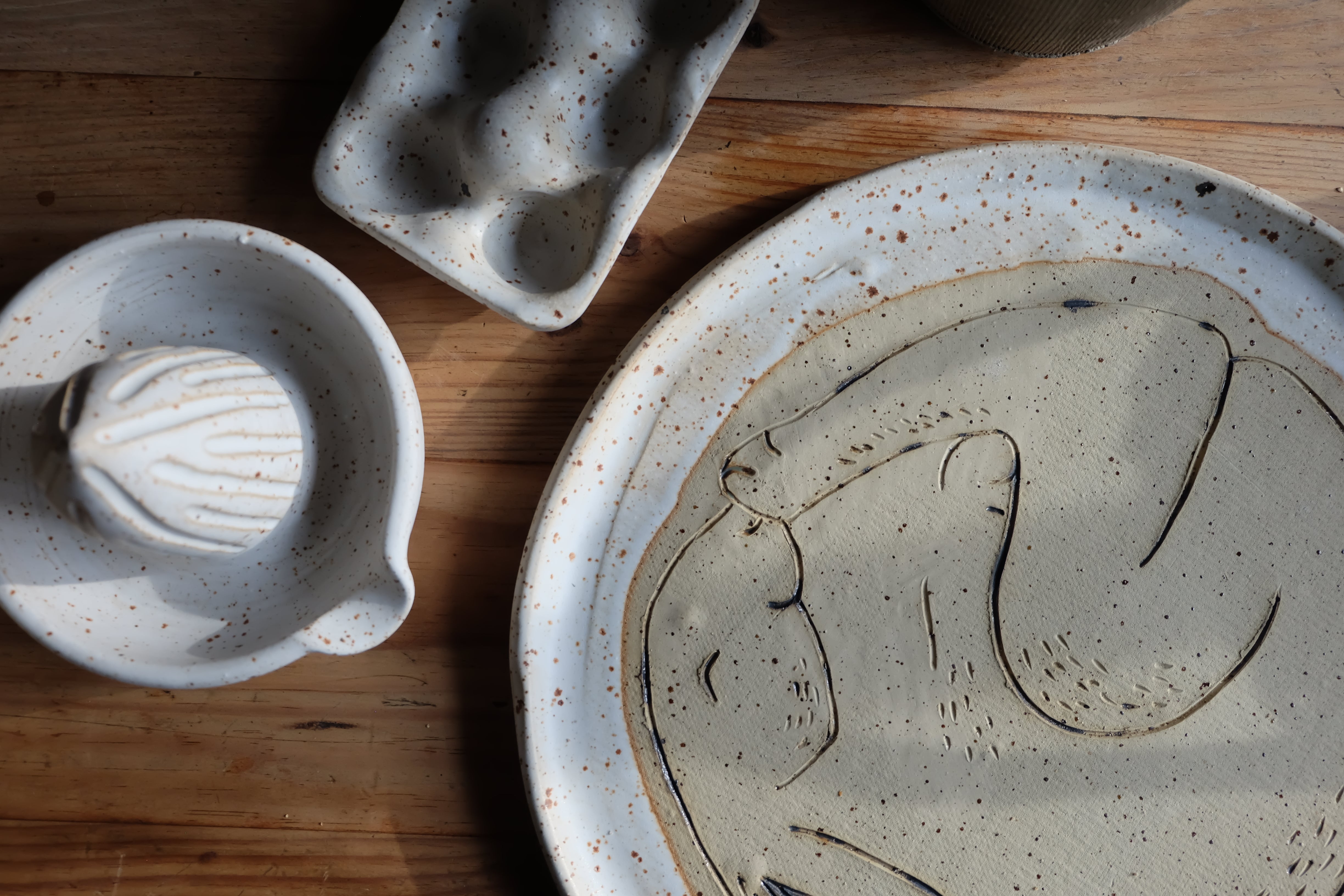 sleeping hare plate