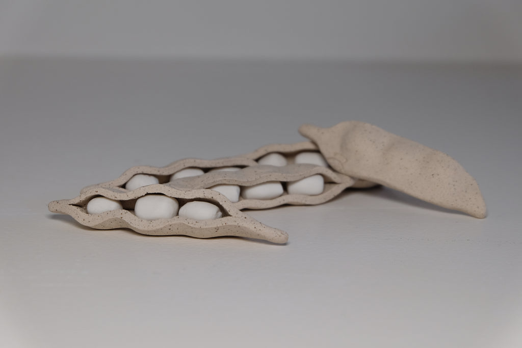 porcelain peas in a pod