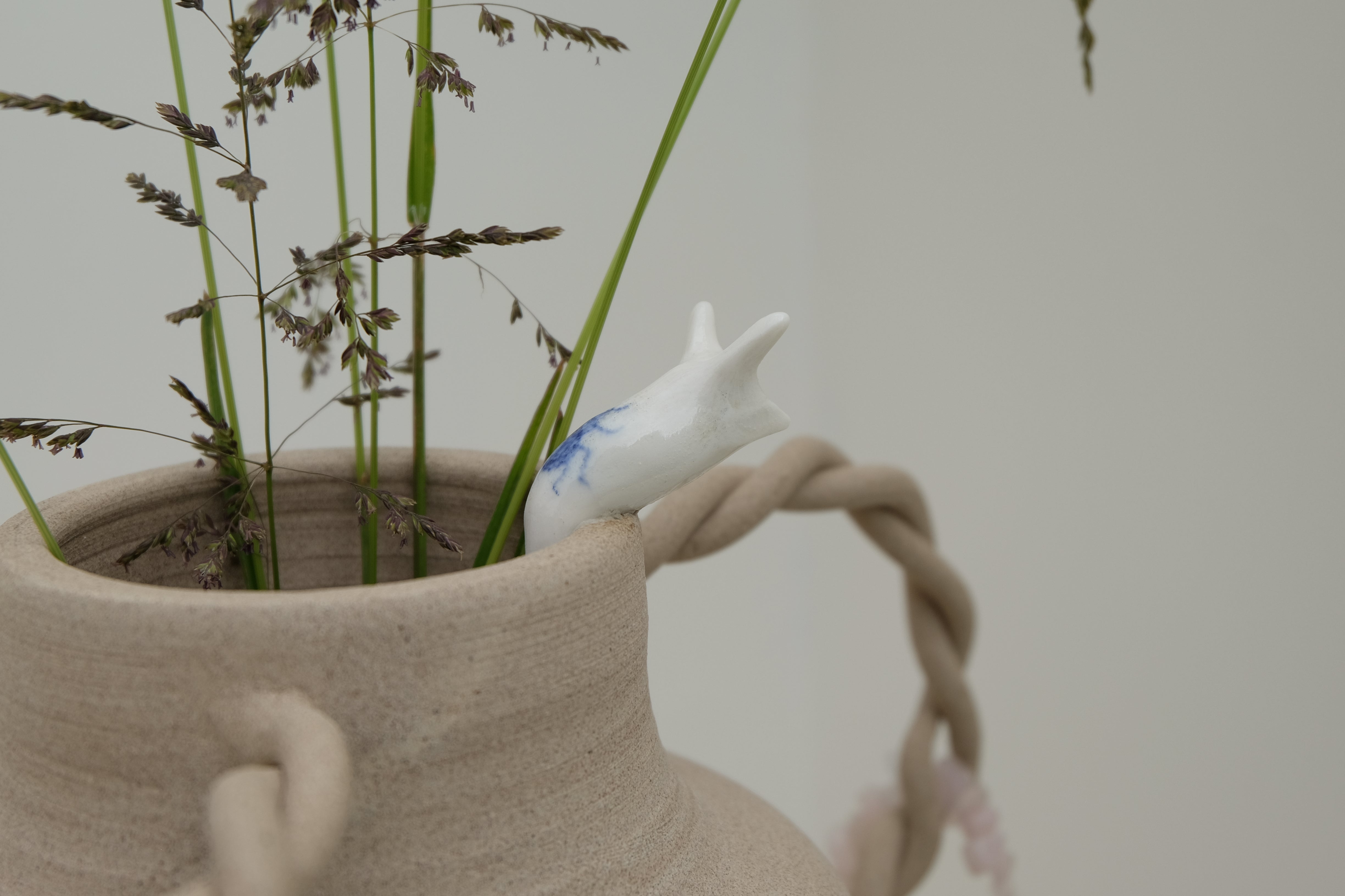 snail vase