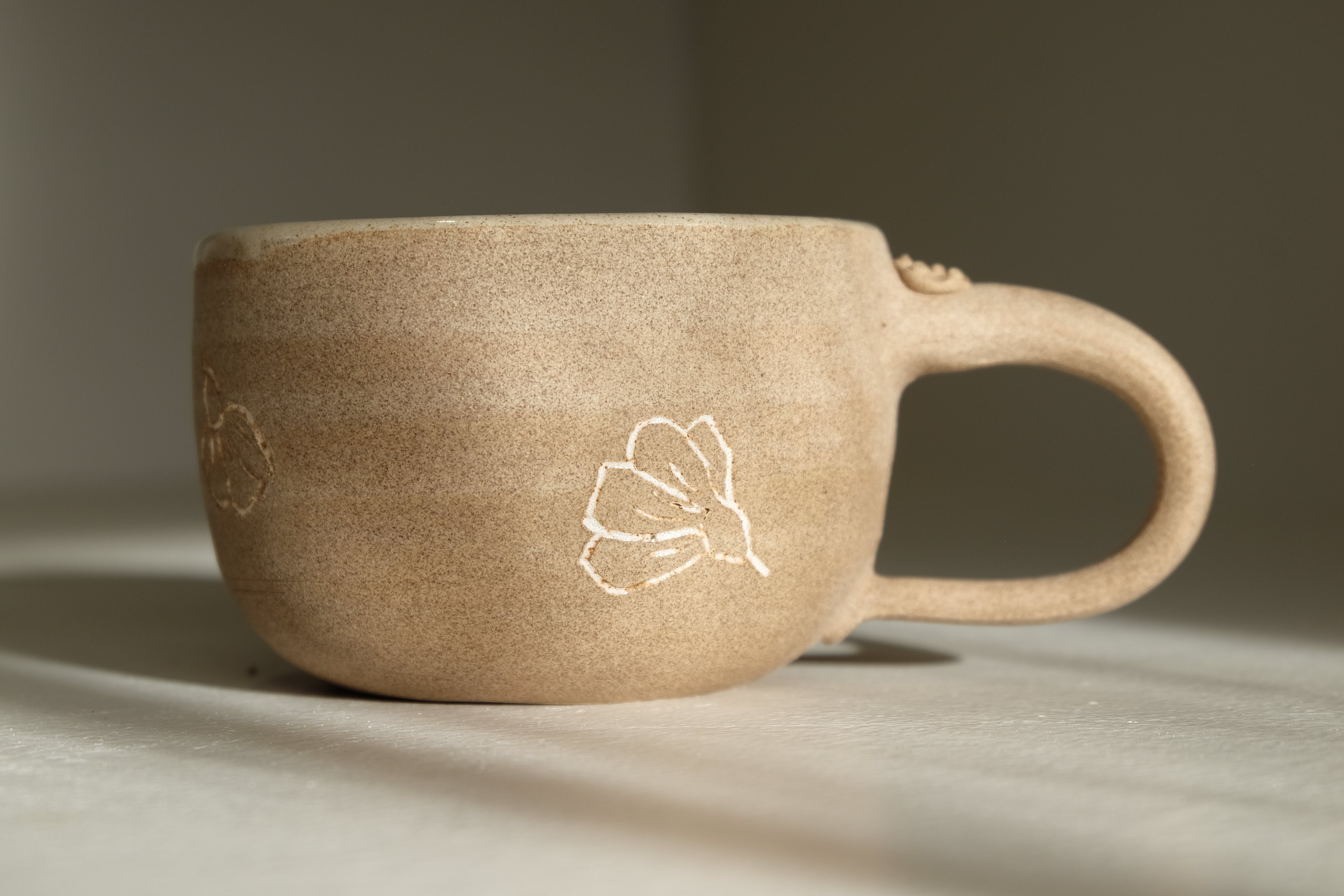 tiny flower mug