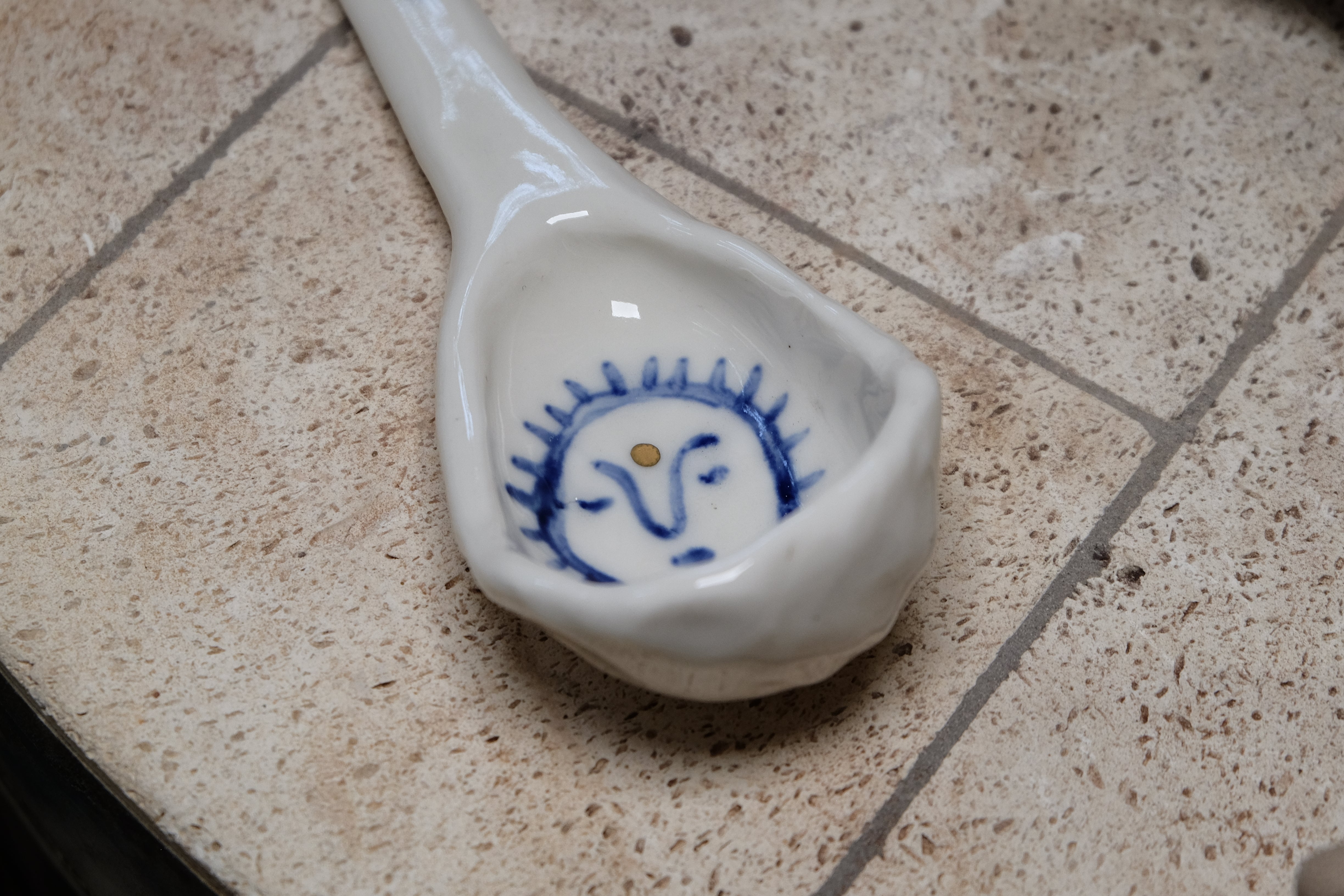 porcelain spoon