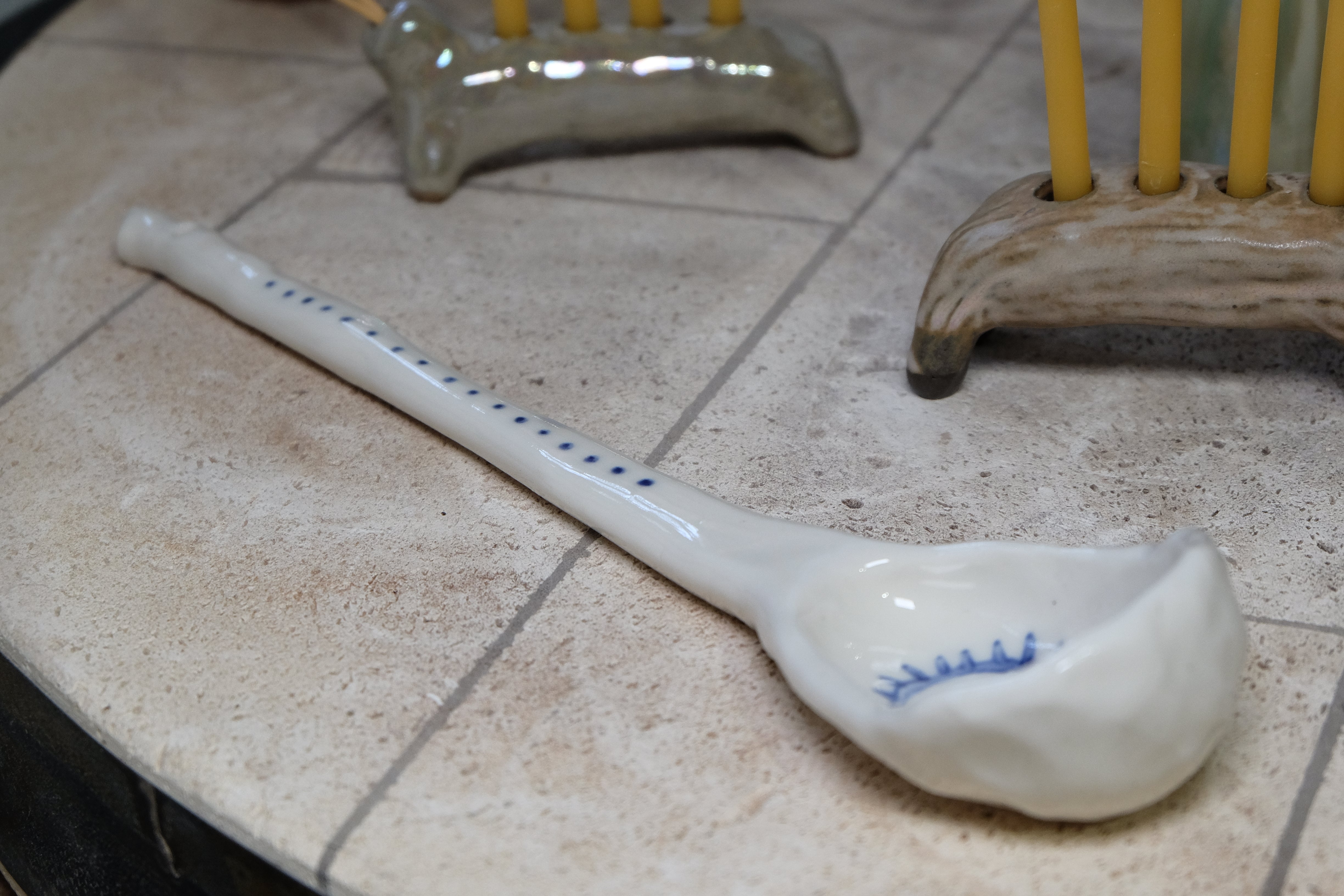 porcelain spoon