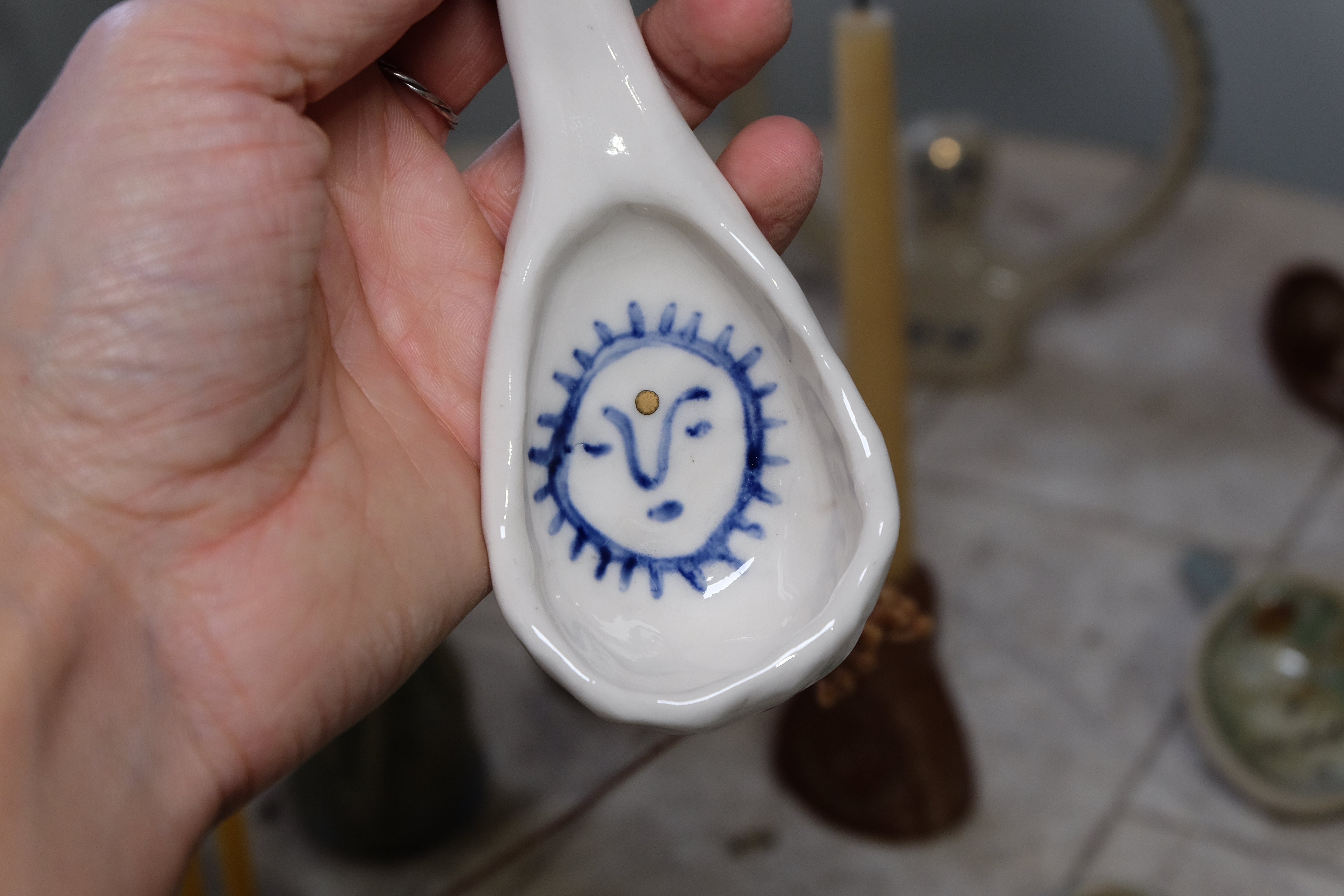 porcelain spoon
