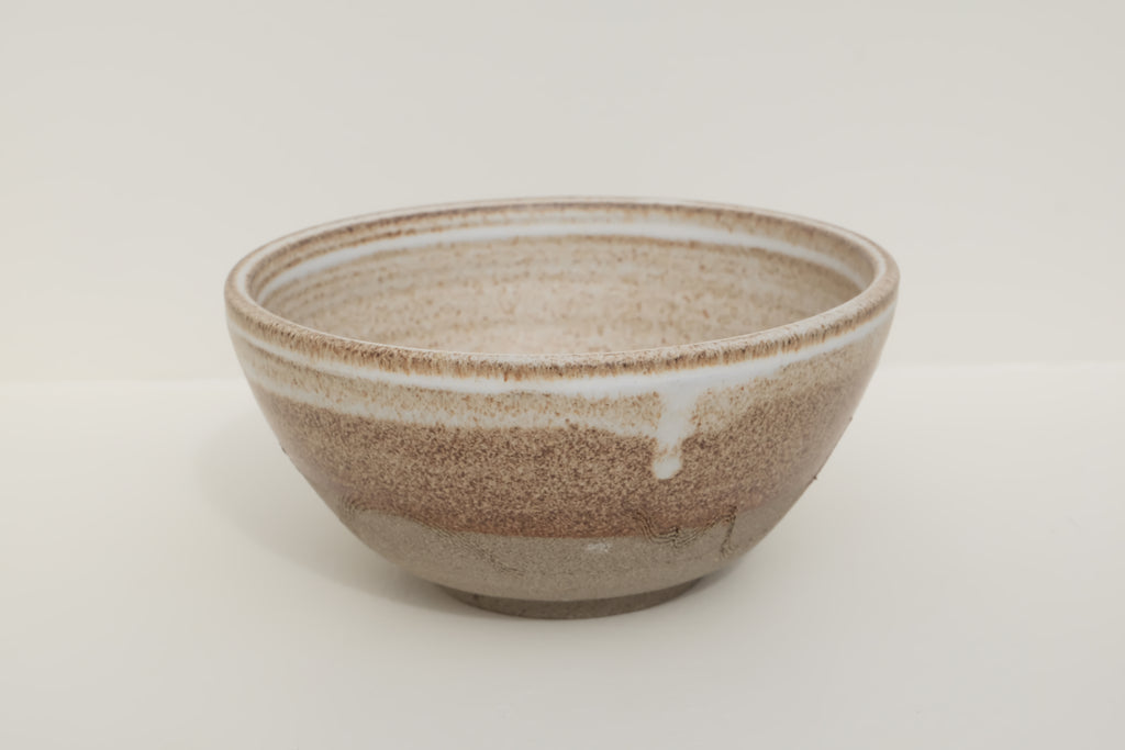 bowl with carved lines