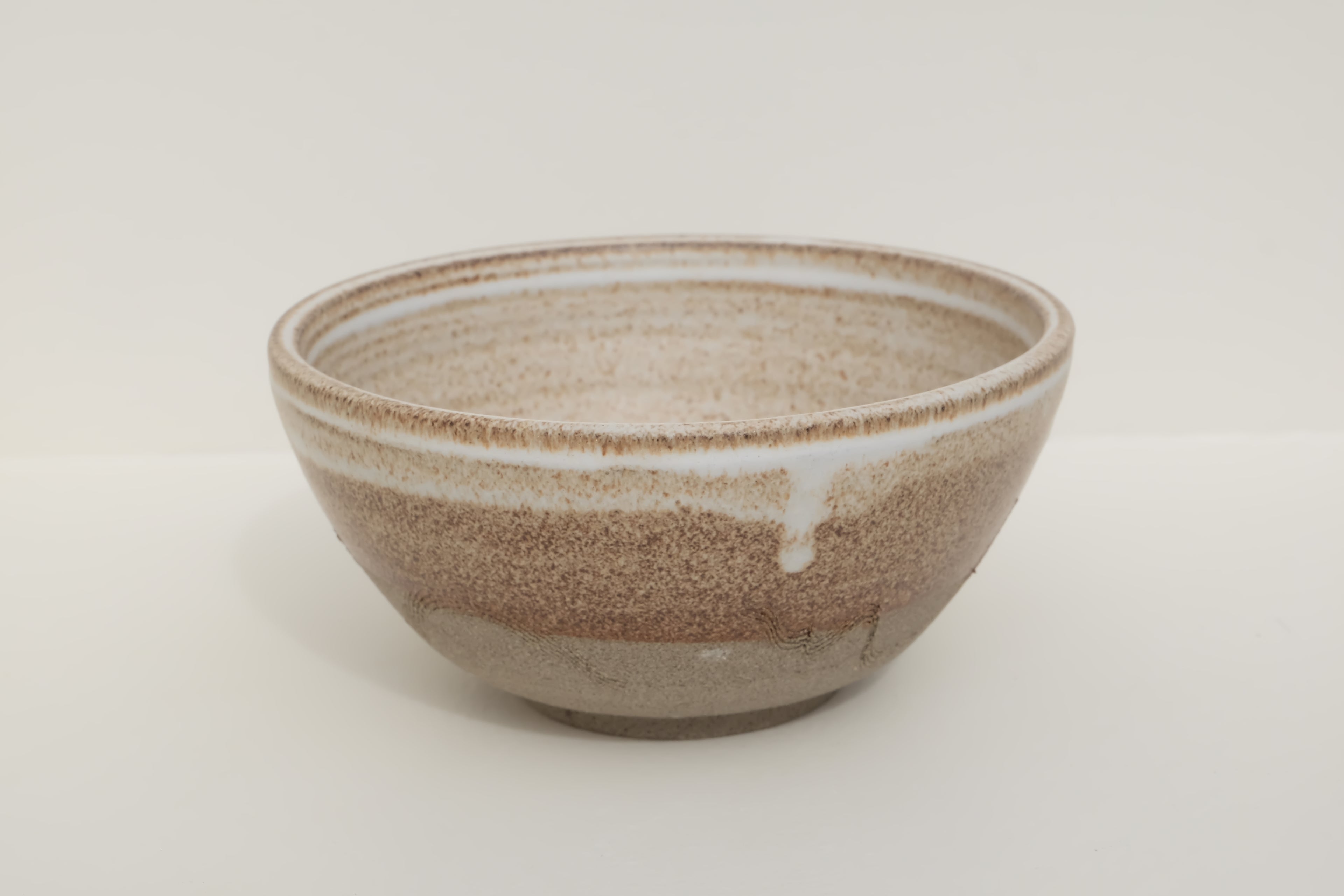bowl with carved lines