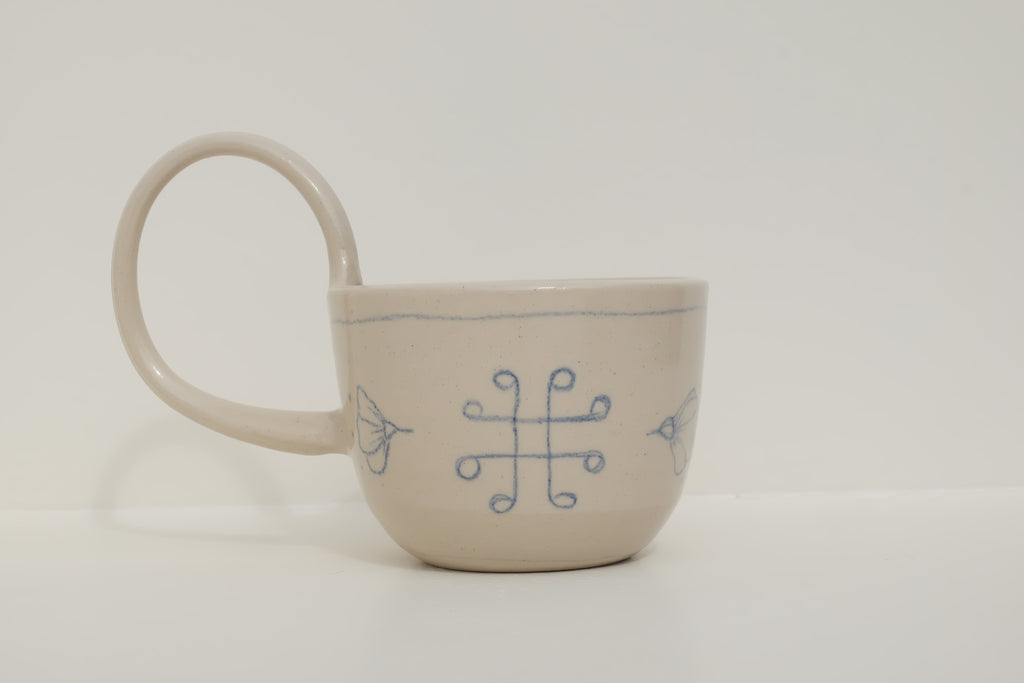 pencil drawing mug