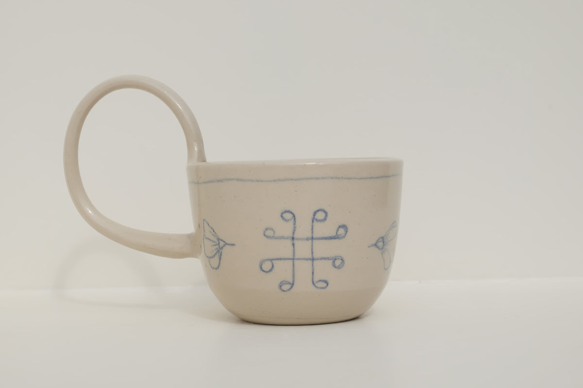 pencil drawing mug