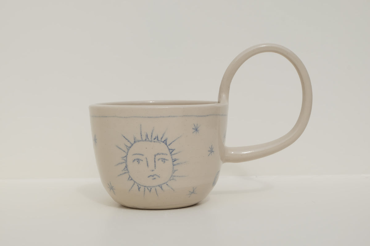 pencil drawing mug