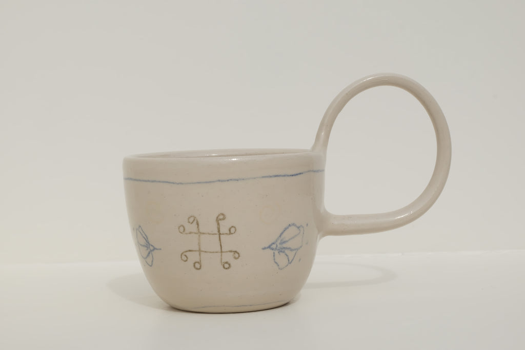 pencil drawing mug