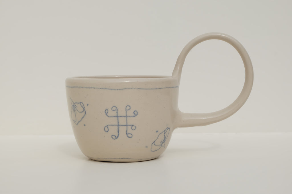 pencil drawing mug