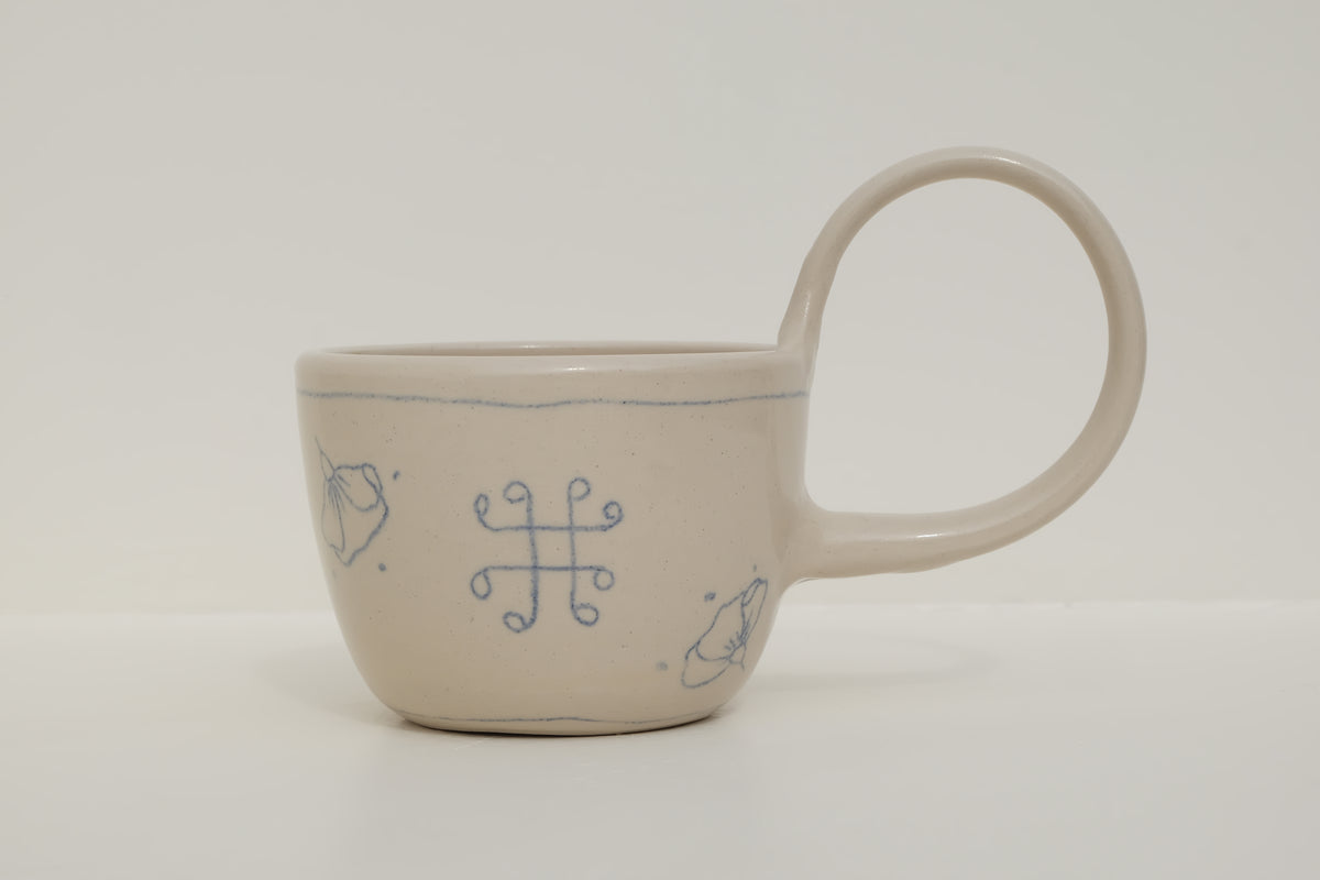 pencil drawing mug