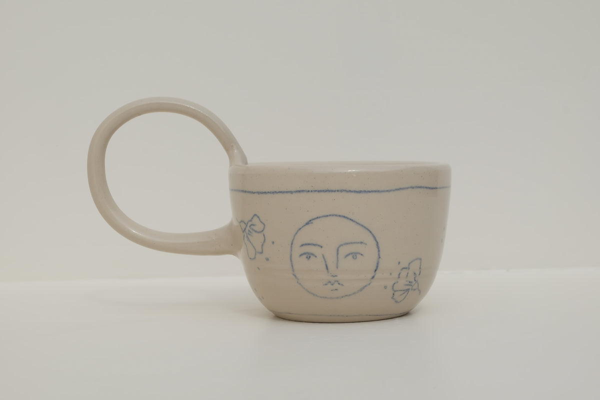 pencil drawing mug
