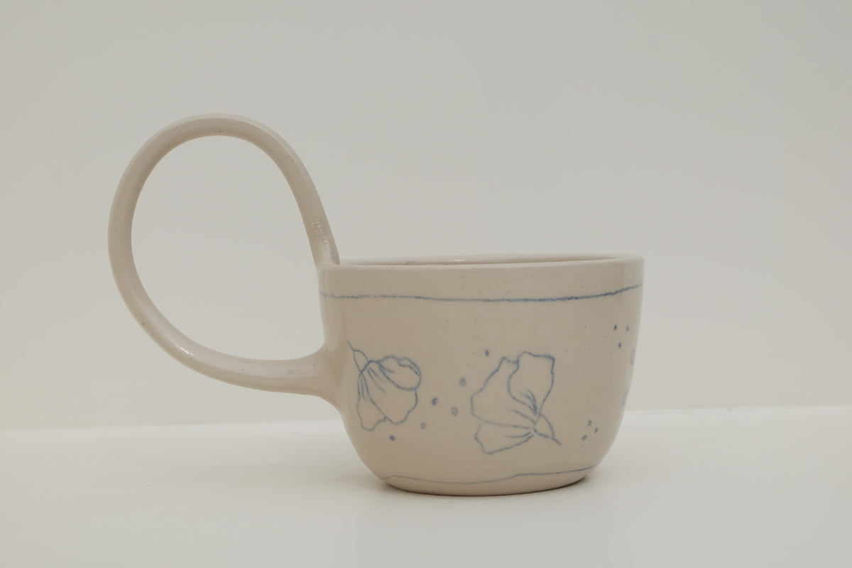 pencil drawing mug