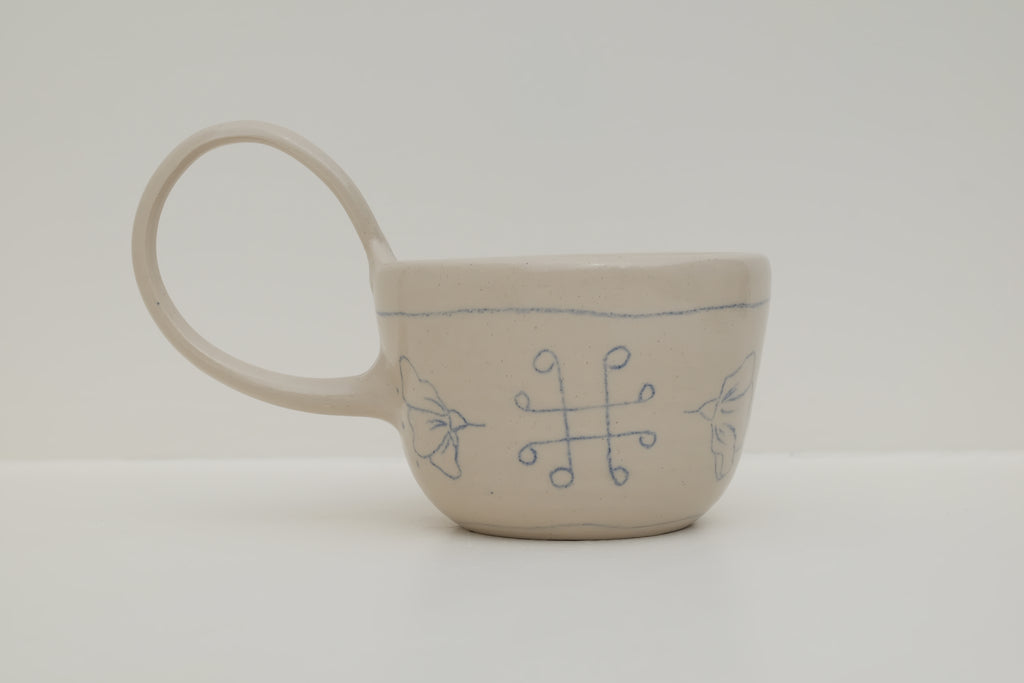 pencil drawing mug