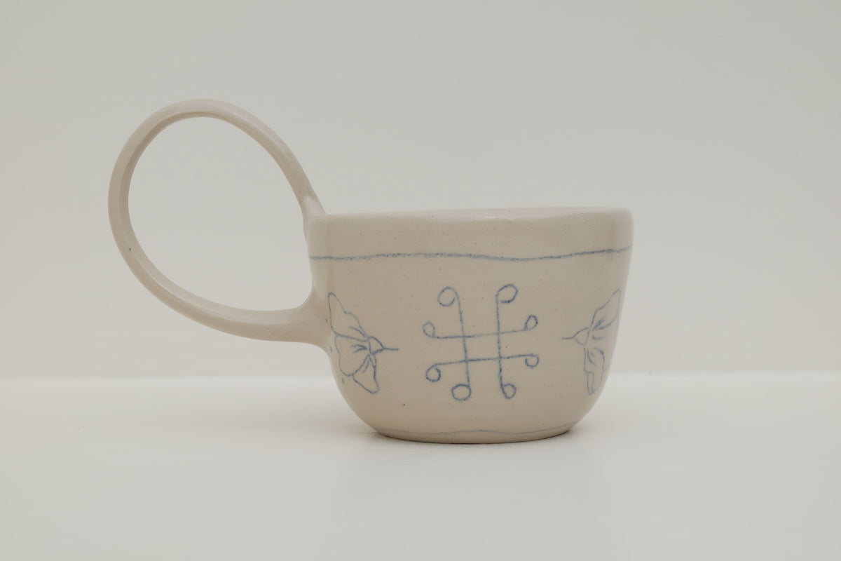 pencil drawing mug