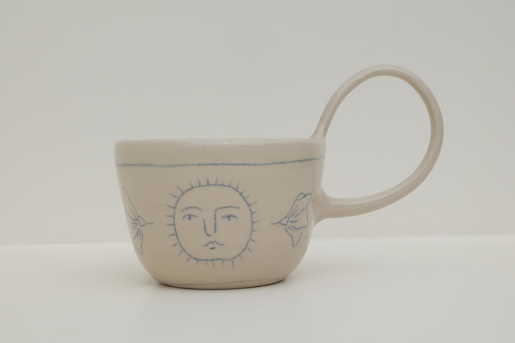 pencil drawing mug