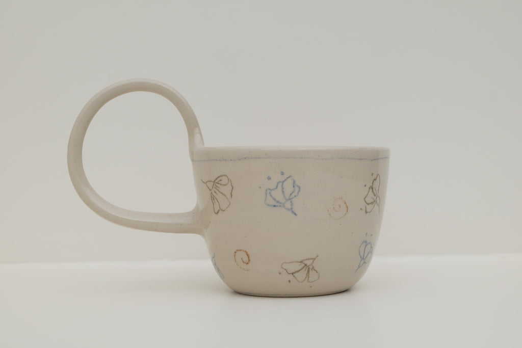 pencil drawing mug