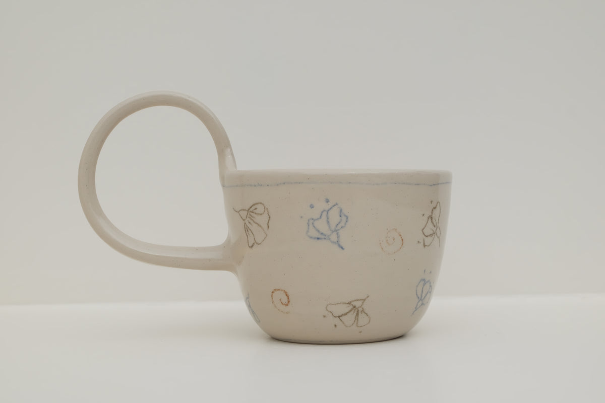 pencil drawing mug