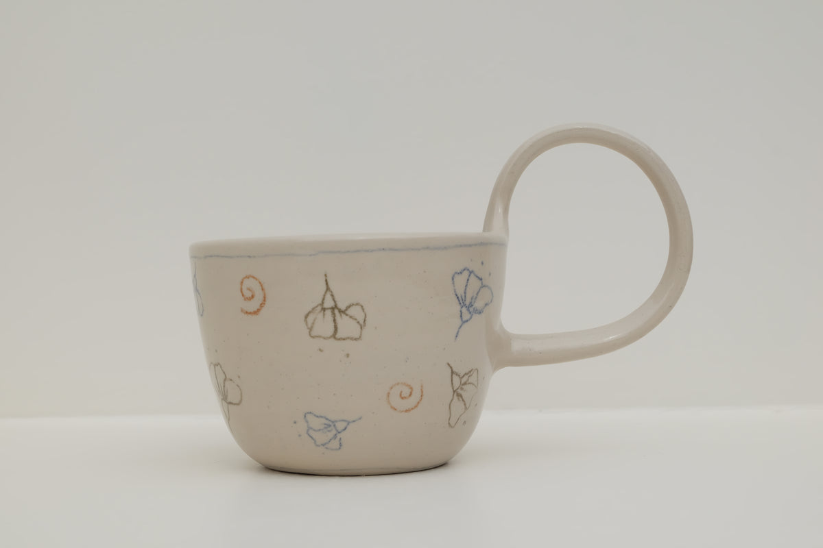 pencil drawing mug