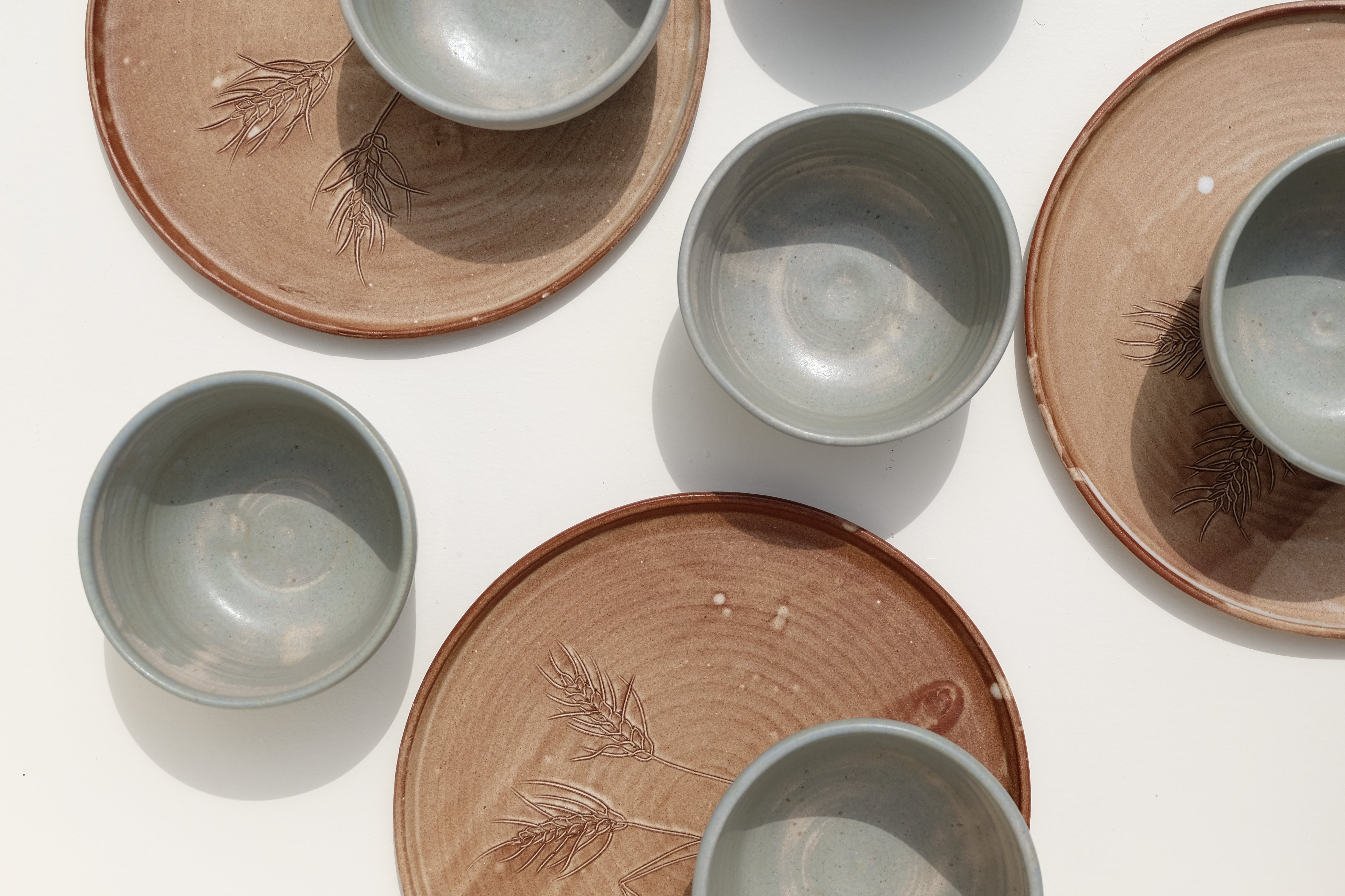 emmer wheat diner plates