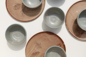 emmer wheat diner plates
