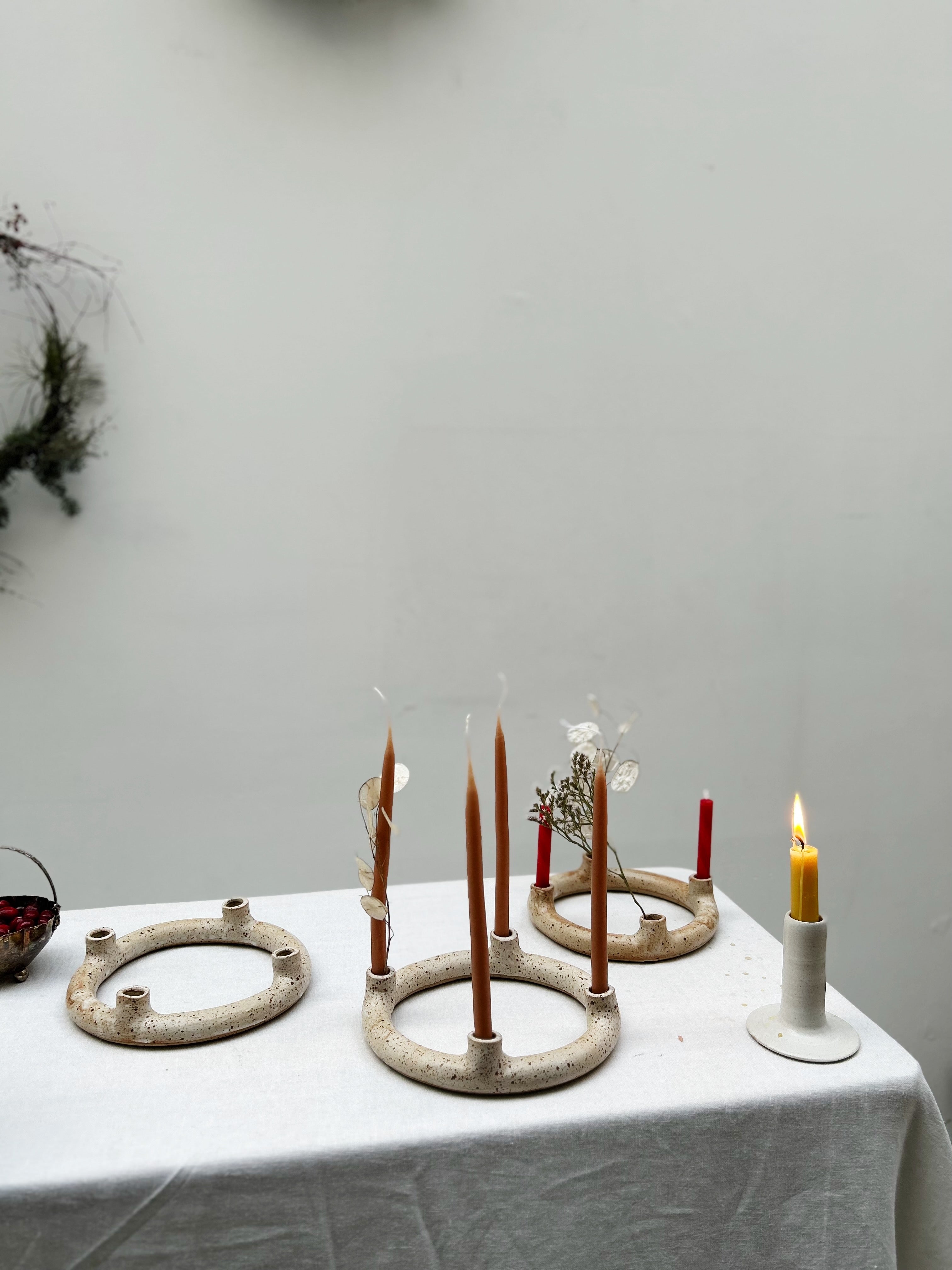 advent/season candle holder