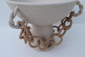 chain bowl/vase