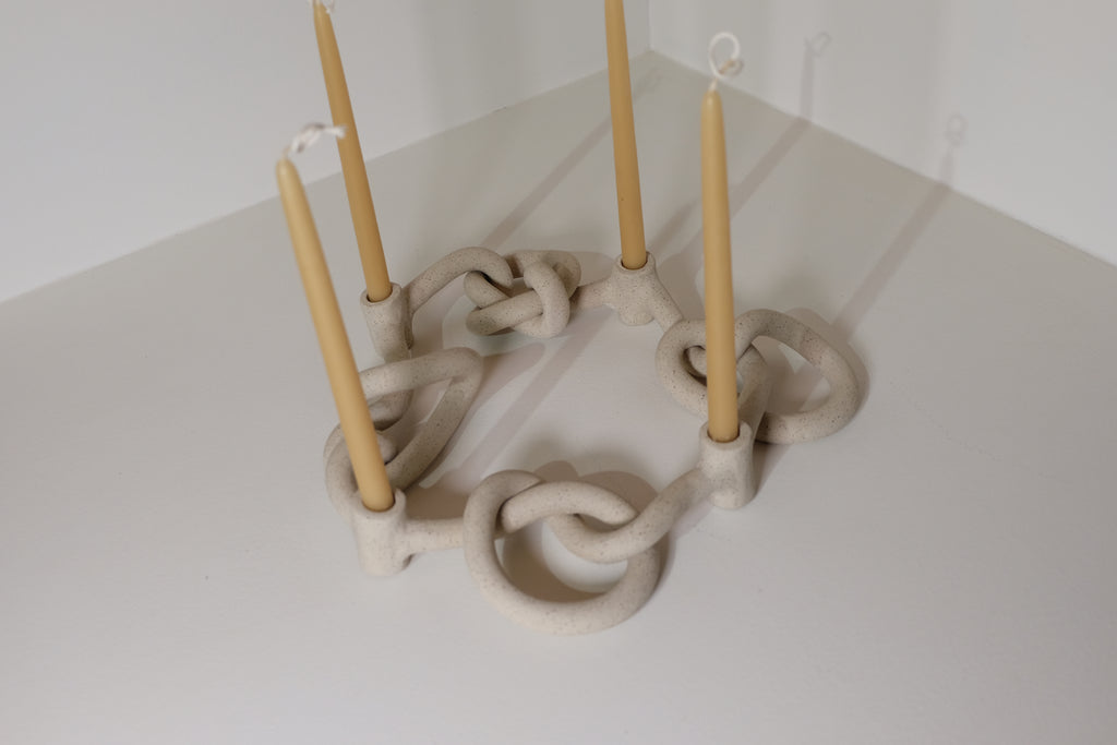 tangled candle holder