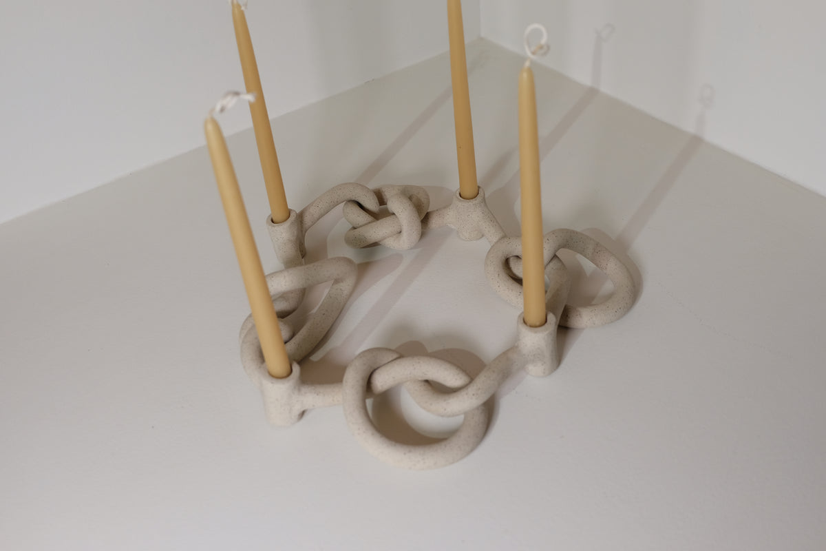 tangled candle holder