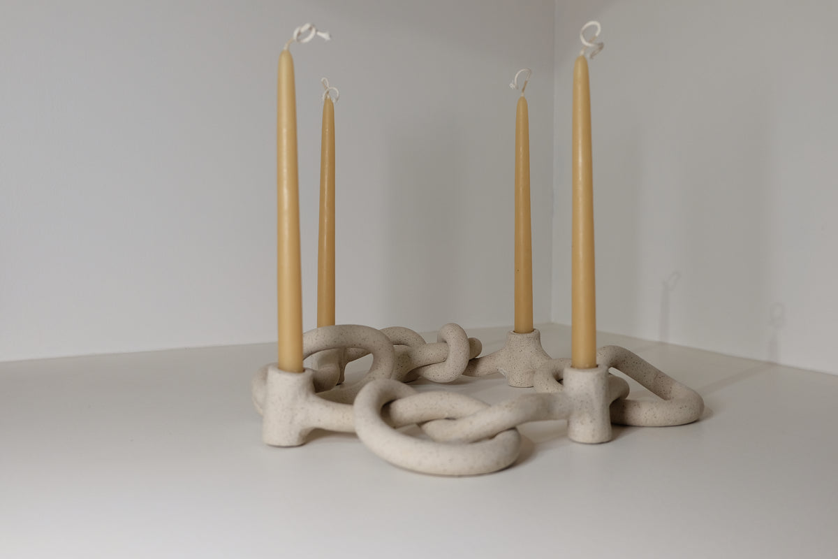 tangled candle holder