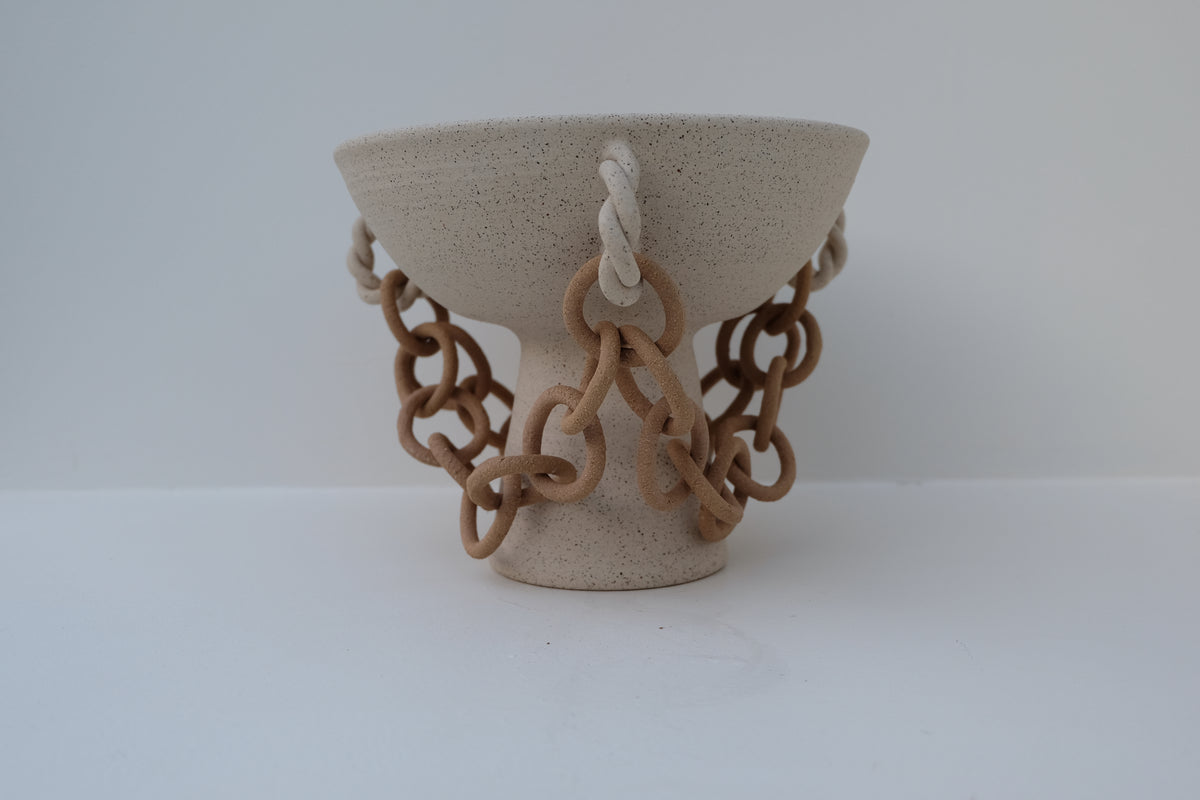 chain bowl/vase