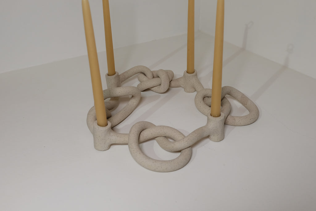 tangled candle holder