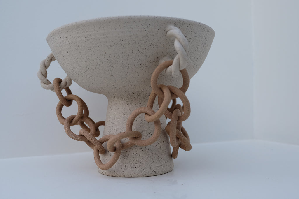 chain bowl/vase