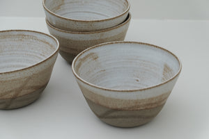bowl with carved lines
